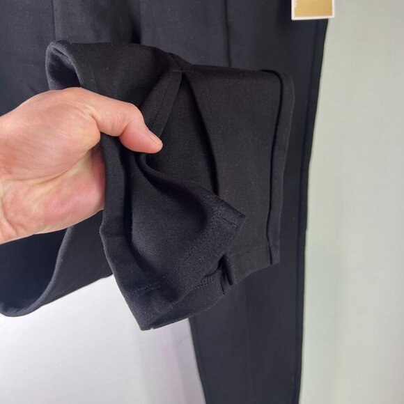 Michael Michael Kors Women's Slit-Hem Leggings PETITE SMALL Black - Picture 4 of 10